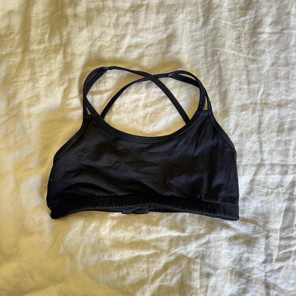 Women's Black Sports Bra